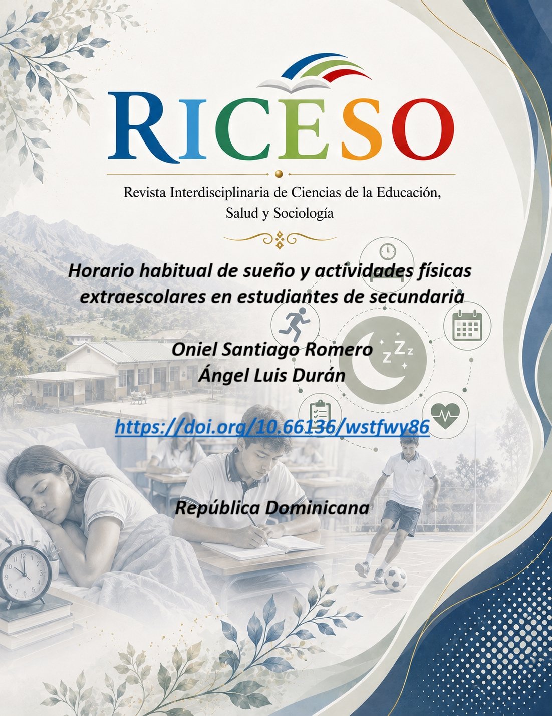 Horario habitual de sueño y actividades físicas extraescolares en estudiantes de secundaria