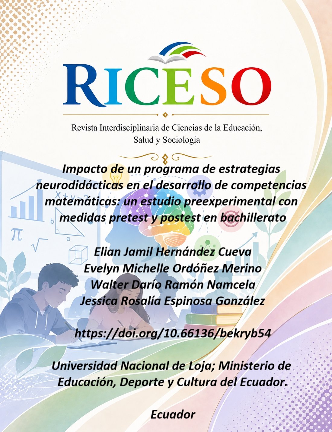 Impacto de un programa de estrategias neurodidácticas en el desarrollo de competencias matemáticas: un estudio preexperimental con medidas pretest y postest en bachillerato