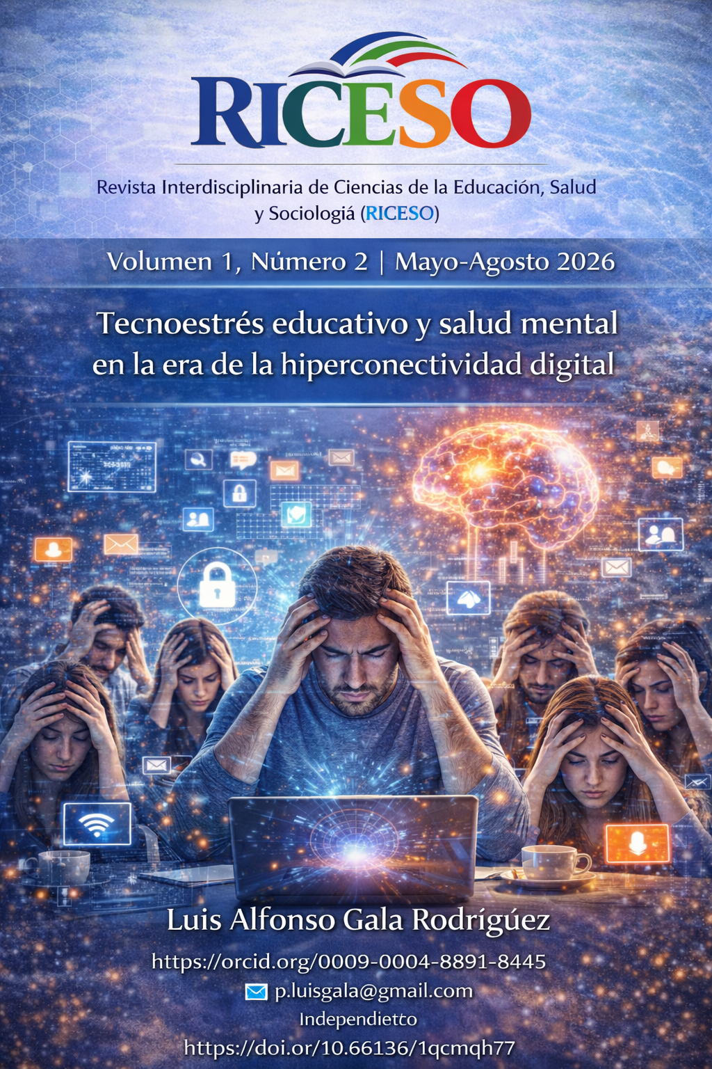 Tecnoestrés educativo y salud mental en la era de la hiperconectividad digital