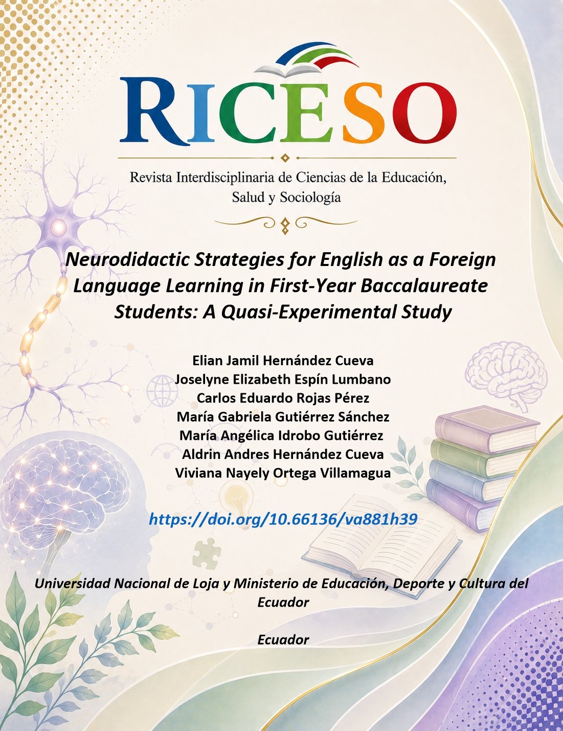 Neurodidactic Strategies for English as a Foreign Language Learning in First-Year Baccalaureate Students: A Quasi-Experimental Study